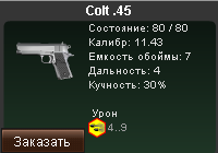 пистолет кольт .45