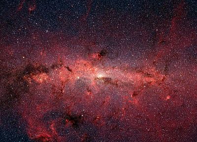 Инфракрасное изображение галактического центра Млечного Пути