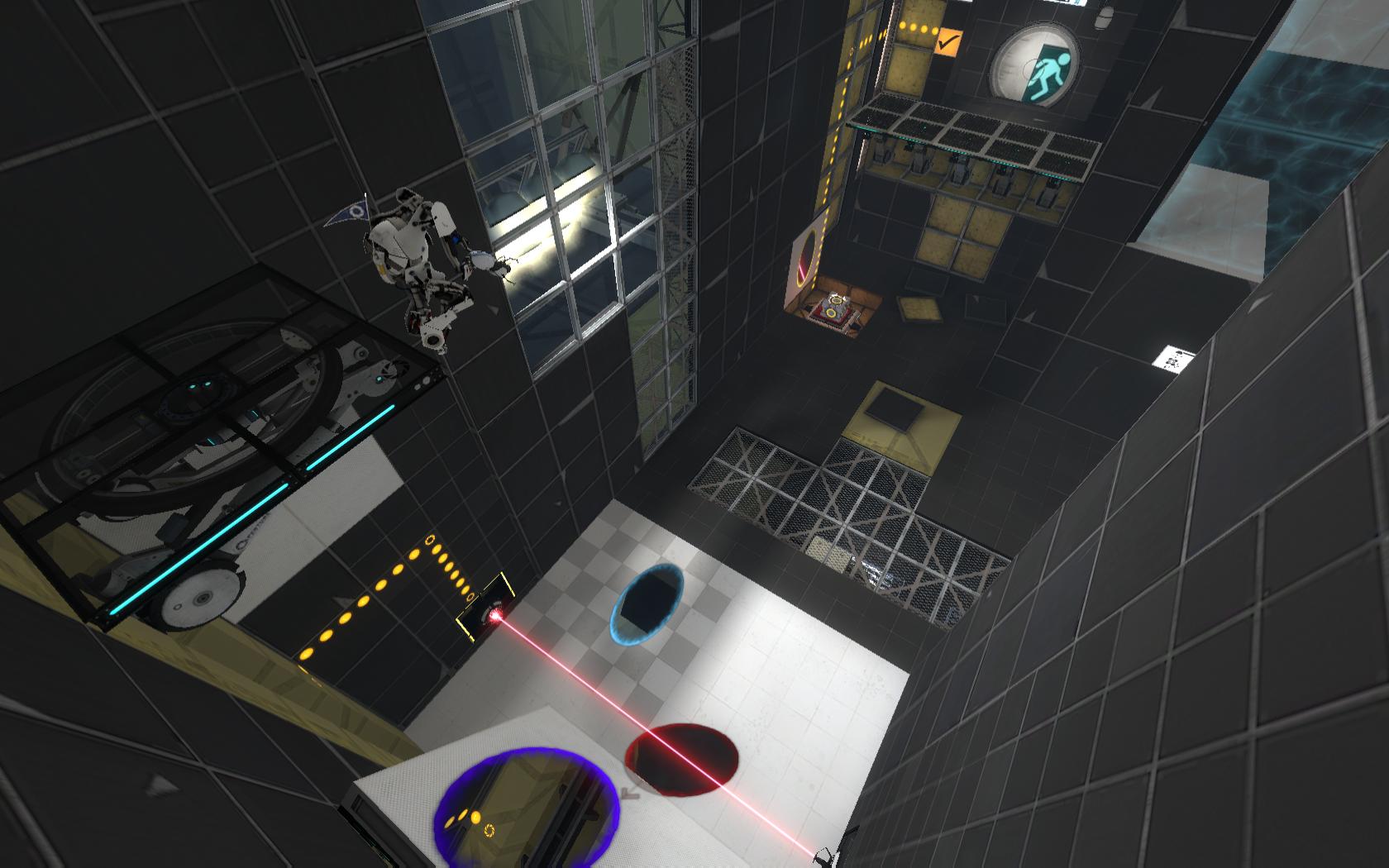 Portal 2 как пройти 6 уровень кооператив фото 23