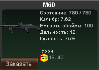 Пулемет m60